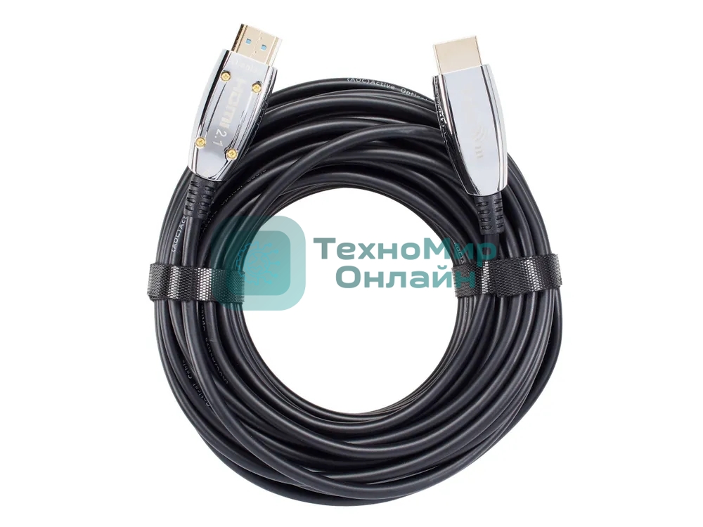 Кабель Активный оптический кабель HDMI 19M/M,ver. 2.1, 8K@60 Hz 5m Telecom TCG2120-5M