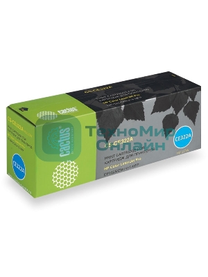 Картридж лазерный Cactus CS-CE322A желтый (1300 стр.) для HP LaserJet CP1525