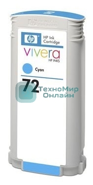 Картридж струйный HP №72 C9371A голубой для HP DJ T1100/T610 (130мл)