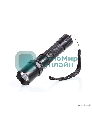 Фонарь ULTRAFLASH E145 аккум. 220в черн. cree 1 ватт 3 реж. 18650 пласт. бокс