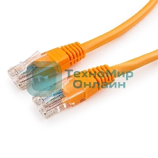 Патч-корд UTP Cablexpert cat.5e, 2м, литой, многожильный, оранжевый