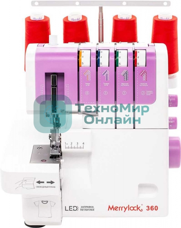 Оверлок Merrylock 360 белый