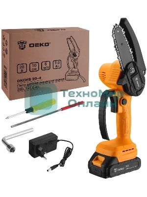 Электрическая цепная пила Deko DKCHS 20-4 дл.шины:4
