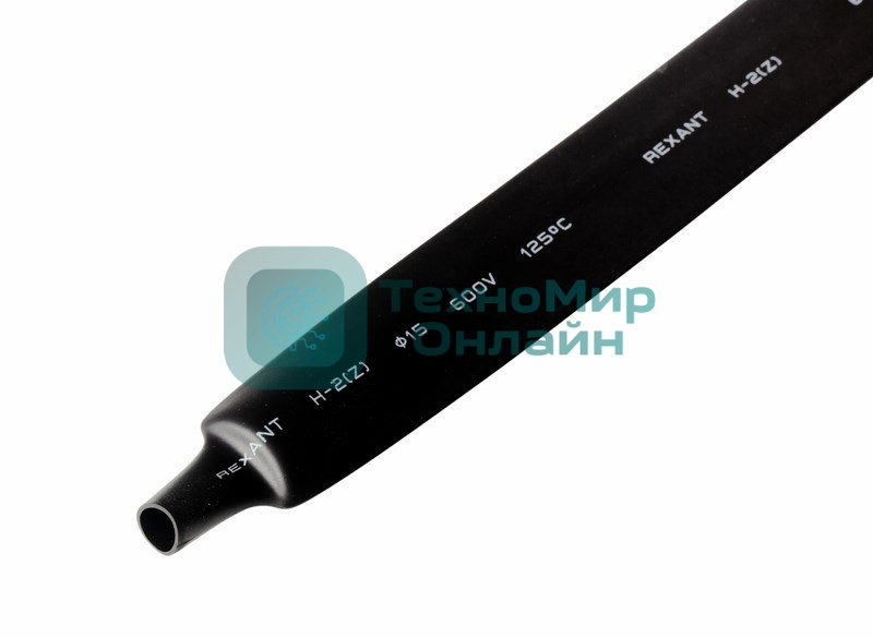 Трубка термоусаживаемая PROconnect ТУТ 18,0/9,0мм, черная, упаковка 50 шт. по 1м,