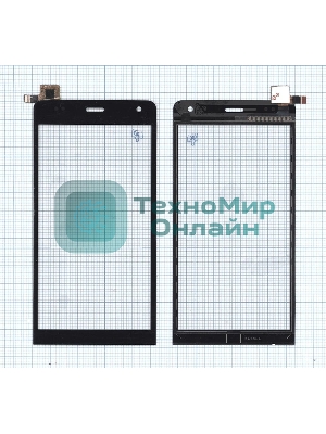 Сенсорное стекло (тачскрин) для Explay Neo, черное