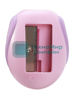 Точилка для карандашей ручная Deli MiYou EH550, 1 отверстие, пластик, ассорти, туба