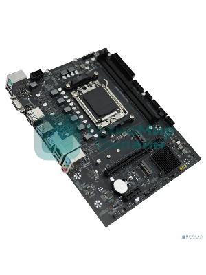 Материнская плата AFOX B650D5-MA-V2, AM5, AMD B650, 2xDDR5, 4xSATA, 1xM.2, 1xPCIe 4.0 x16, 1xPCIe x1, 1xHDMI, 1xDP, 1xVGA, 1x 1Gb LAN, 8xUSB-A (3x3.2 Gen 1, 5x2.0), 3x3.5 мм, 5.1, microATX
