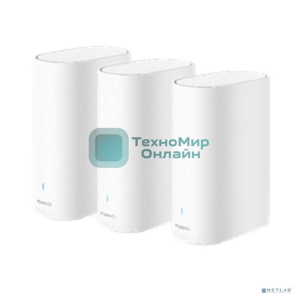 Роутер беспроводной HUAWEI 53030DVA NVWA-AX30-23 WiFi 6 Plus AX3000 Mesh 3+ , MESH-комплект 10/100/1000 Mbit/s WAN/LAN (3-Package)