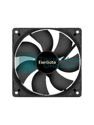 Вентилятор 12В DC ExeGate ExtraSilent ES12025H2P (120x120x25 мм, Hydraulic bearing (гидродинамический), 2pin, 1300RPM, 22dBA)