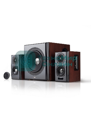 Акустическая система Edifier S350DB Brown 2.1,150W RMS, дерево, Bluetooth aptX