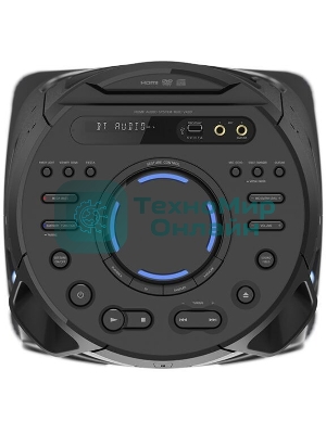 Минисистема Sony MHC-V43D черный/CD/CDRW/DVD/DVDRW/FM/USB/BT
