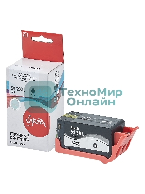 Картридж струйный Sakura 3YL84AE (№912XL Black) для HP, черный, 30 мл., 825 к.