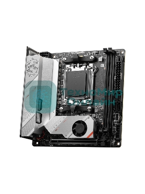 Материнская плата MSI MPG B650I EDGE WIFI, AM5, AMD B650, 2xDDR5, 4xSATA, 2xM.2, 1xPCI-E 4.0 x16, 1xHDMI, 1x 2.5Gb LAN, 3xUSB-A 3.2 Gen 2, 2xUSB-A 3.2 Gen 1, 1xUSB-C 3.2 Gen 2x2, 3x3.5 мм, 7.1, Mini-ITX