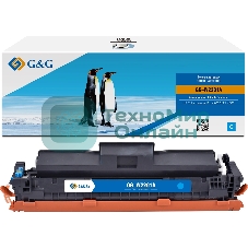 Картридж лазерный G&G GG-W2201A (HP W2201A) голубой (1800 стр.) для HP CLJ Pro 4202/MFP 4302