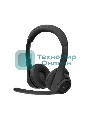 Гарнитура Logitech Zone 300 чёрный, беспроводная, Bluetooth, до 16 ч