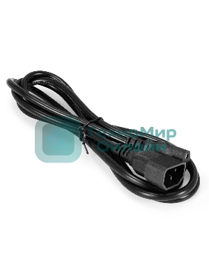 Кабель питания ExeGate Special EC-1,8S (C13->C14, 3*1.0мм2, CCA, черный, 1.8 м)