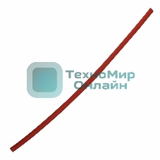 Термоусаживаемая трубка с клеевая Rexant 3,0/1,0 мм, красная, упаковка 10 шт. по 1 м