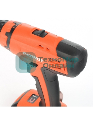 Дрель-шуруповерт Patriot BR 180Li, 18 В, 1,5 Ач, 40 Нм, щеточный