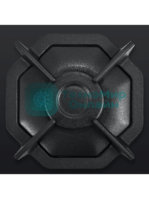 Газовая варочная панель Maunfeld EGHG.32.2CB/G, 2 конфорки, закаленное стекло, черный