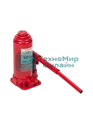 Домкрат гидравлический бутылочный Rexant 10т