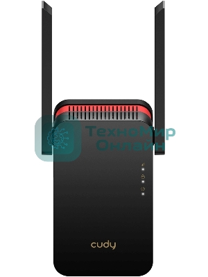 Повторитель беспроводного сигнала Cudy RE3000 AX3000 Wi-Fi черный