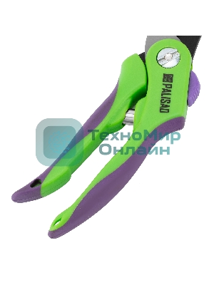 Секатор с наковальней Palisad 200 мм, двухкомпонентные рукоятки