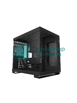 Компьютерный корпус без блока питания PCCOOLER C3 T500 BK, Panoramic Mid Tower, Black, TG, 0.7 SPCC, no fans ATX, mATX, mITX 175/400/200мм 1x2.5