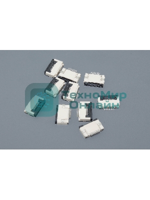 Разъем FPC Flip-Lock 0510-8RLGF 8 pin высота 1мм шаг 0,5мм 10 шт