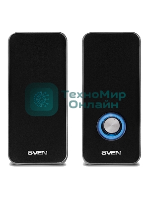 Акустическая система 2.0 SVEN 325, черный, USB, мощность 2x3 Вт(RMS) SVEN 325, черный, USB, акустическая система 2.0, мощность 2x3 Вт(RMS)