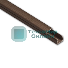 Кабель-канал 25х16 L2000 пластик дуб (темн. основа) Рувинил РКК-25х16-08М