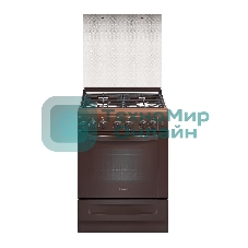 Плита газовая Gefest ПГ 6100-02 0003 коричневый, конфорок 4 шт, духовка 52 л, 60 см x 85 см x 60 см