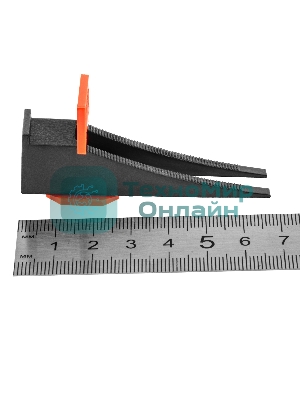 Система выравнивания плитки Сибртех (СВП), комплект: зажимы, клинья (40/40 шт) в пакете