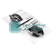 Кабель питания ExeGate Special EC-1,8S (C13->C14, 3*1.0мм2, CCA, черный, 1.8 м)