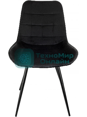 Стул для дома Бюрократ CH-K2_4 комплект 4шт черный Holland 75 металл черный на ножках (CH-K2_1/HL75_4)