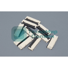 Разъем FPC Flip-Lock 1010-10RLGF 10 pin высота 1мм шаг 1мм 10 шт