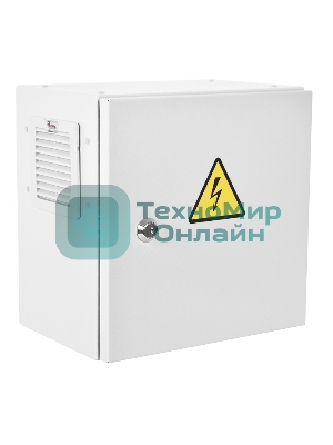 Шкаф ЭКОНОМ уличный всепогодный настенный укомплектованный (В400 Ш400 Г250), комплектация T1-IP54