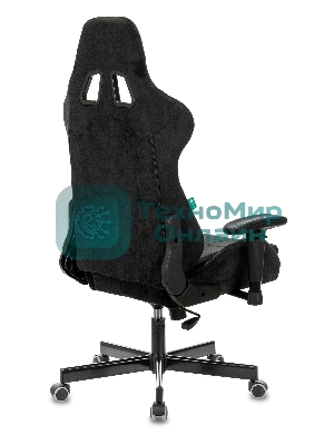 Кресло Бюрократ VIKING KNIGHT LT20 FABRIC черный, ткань, 120 кг, механизм качания