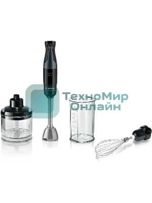 Блендер погружной Bosch MSM4B621, 1000 Вт, черный