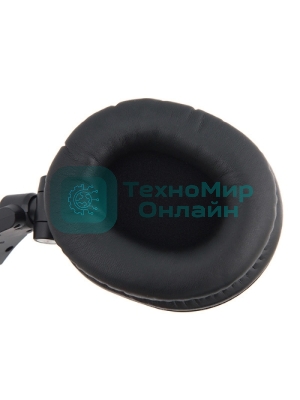 Гарнитура проводная AUDIO-TECHNICA ATH-M50X Black мониторные,закрытые,диаметр 45мм,част 15-28000Гц,макс. входн мощность 1600мВт,импеданс 38Ом,чувствительность 99дБ,два кабеля в комплекте: витой и прямой, черный