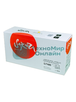 Картридж лазерный Sakura CLTY406S для Samsung CLP-360/365/365w, CLX-3300/3305/3305w/3305Fw/3305FN, Xpress C410/460, желтый, 1000 к.