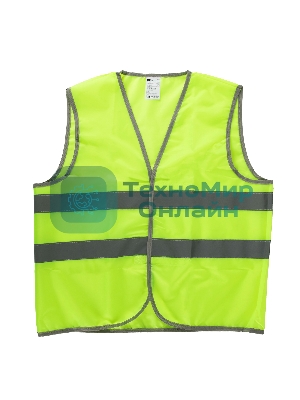 Жилет сигнальный Сибртех, желтый, размер XL