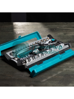 Набор торцевых головок Gross трещотка 120 зубьев, 41 предмет, 1/2