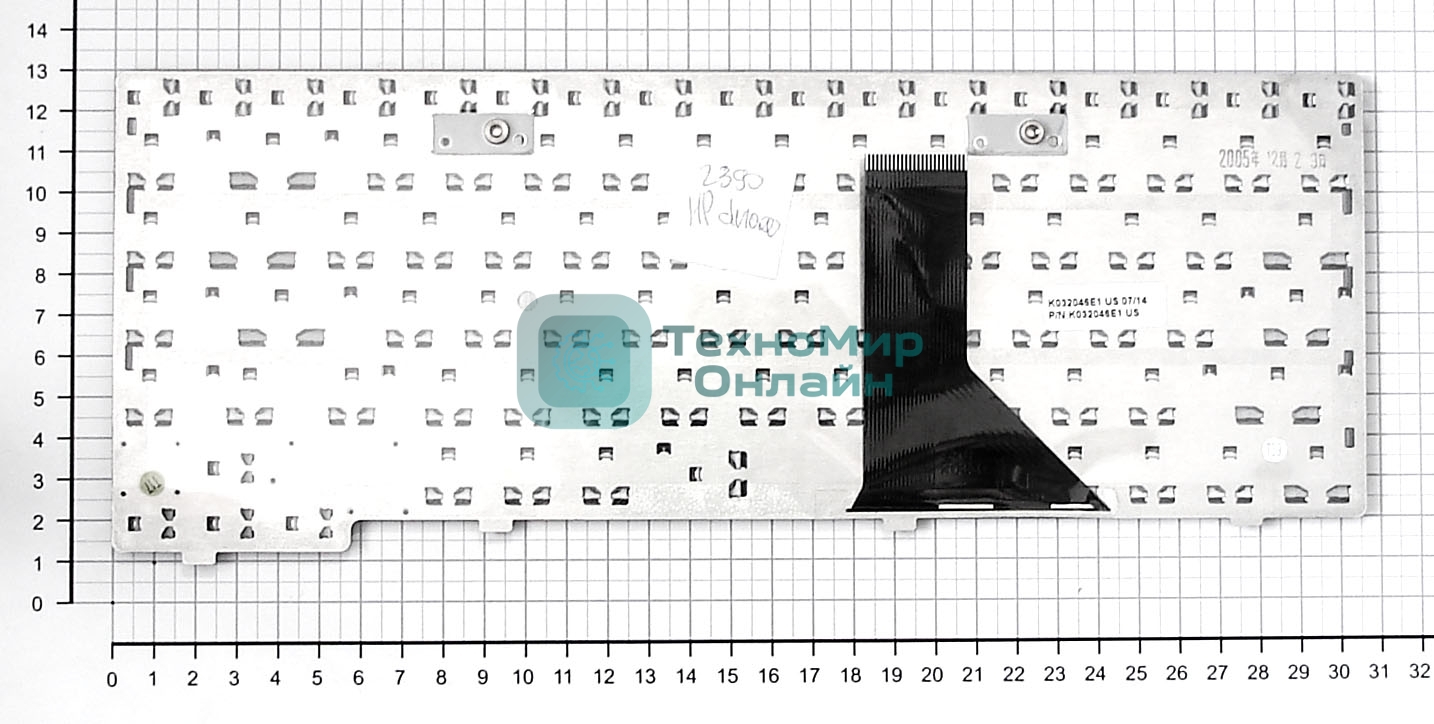 Клавиатура для ноутбука HP Pavilion DV1000 DV1100 DV1200 DV1300 DV1400 черная