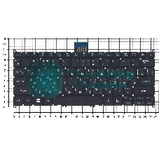 Клавиатура для ноутбука Acer Aspire V5-122P черная с подсветкой