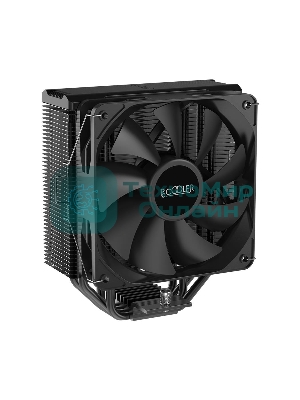 Кулер PCCooler Paladin EX400 черный 120мм алюминий+медь 1800rpm 28.6db 4-pin 180W 157мм