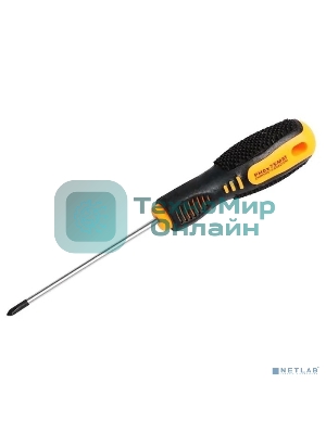 Отвертка крестовая Rexant PH 2х125 мм, двухкомпонентная рукоятка