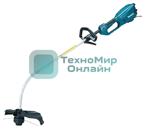 Электро и Бензокосы, Триммеры Makita UR3501 Триммер (Электрокоса) 1000Вт,35см,леска-2х2мм,4.3кг,кор,изогнутая штанга, ремень