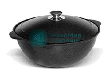 Казан литой КУКМОР К35а с крышкой 3,5л 3,5л с крышкой