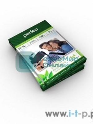 Бумага Perfeo PF-GLA6-230/500 Бумага Perfeo глянцевая 500л, 10х15 230 г/м2