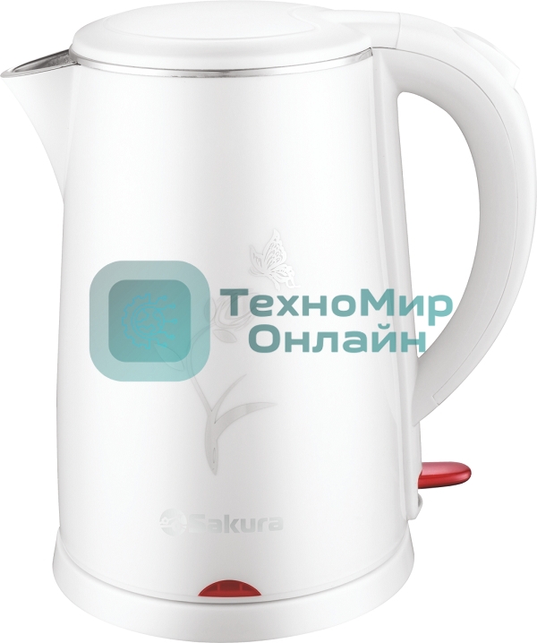 Чайник электрический Sakura SA-2159W 1.8 л, бел д
